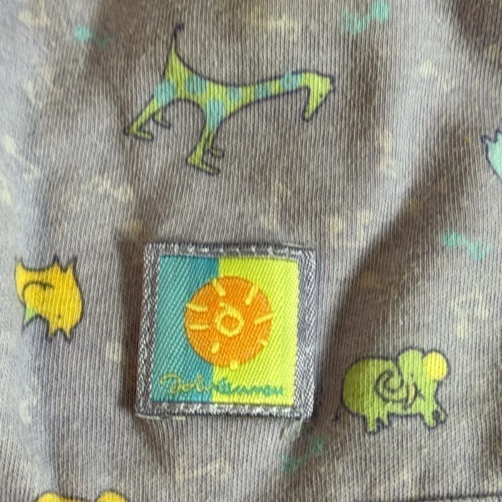 John Lennon baby bib‎ purple Y2K